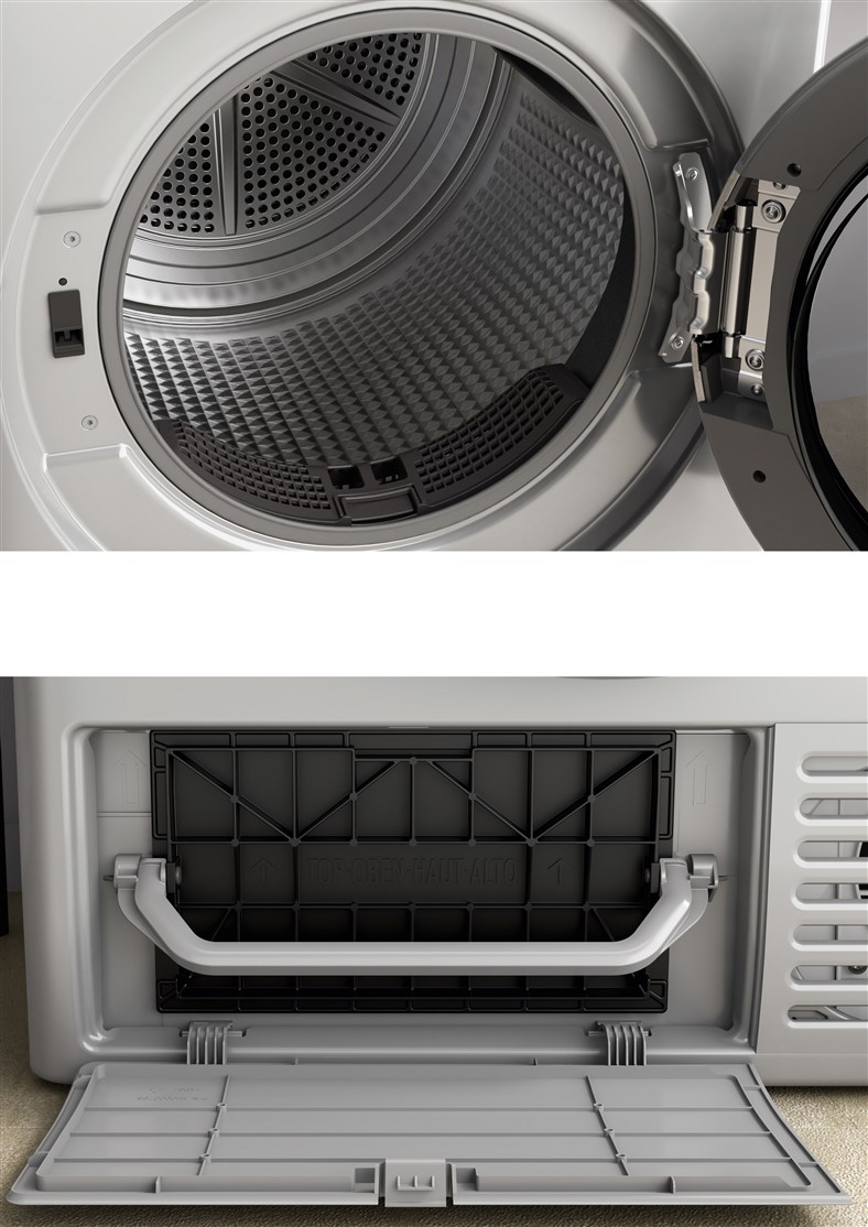 Dryer 9K,  P ,Heatpump -Slv