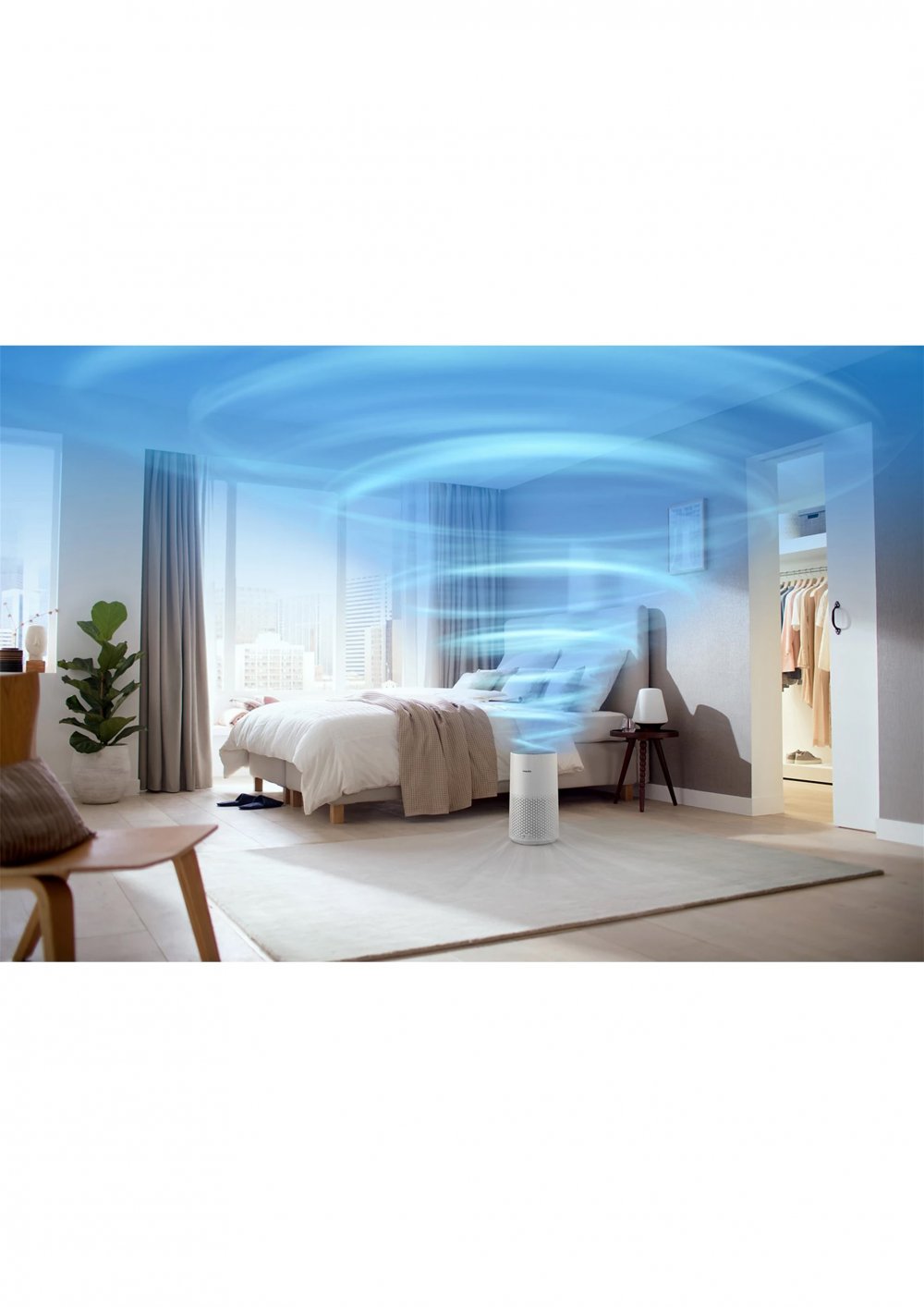 Air Purifier (300)m3/h, Removes up to 99.9% of viruses