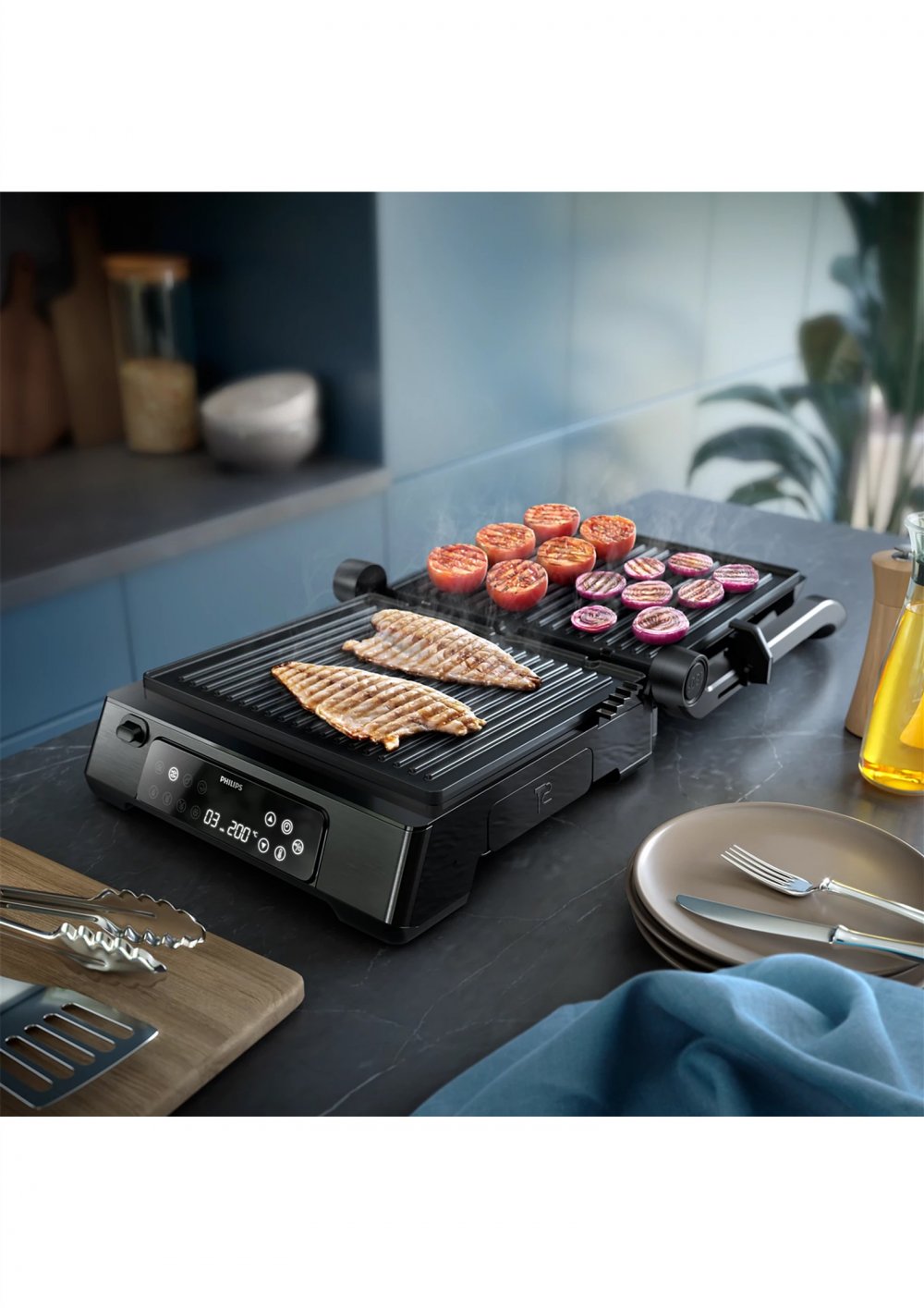 Grill (1800-2200)W, (8) Functions, Food Thermometer