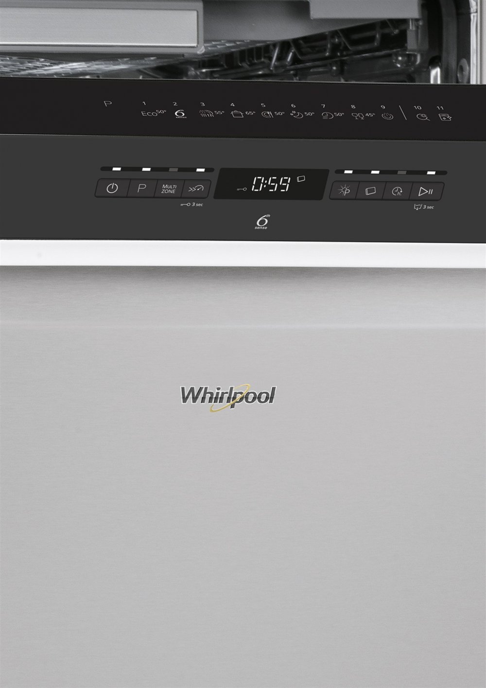 Whirlpool Dish Washer 11 P, 6ᵀᴴ Sense , Steel